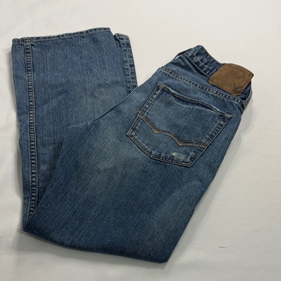 American Eagle Outfitters Straight Blue Jeans - Picture 1 of 6